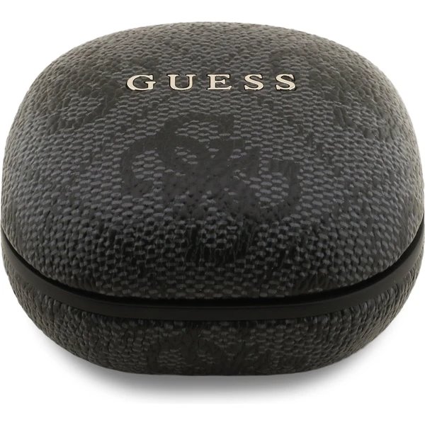 Guess PU 4G Metal Logo ENC TWS Bezdrôtové Slúchadlá čierne