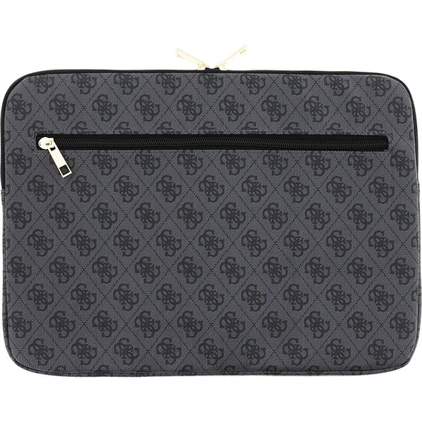 Guess PU Leather 4G Pouzdro na MacBook 13" šedé