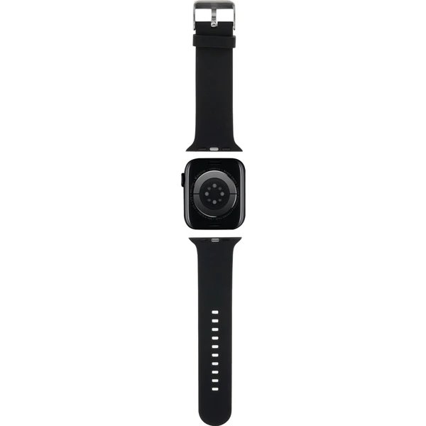 Karl Lagerfeld Karl and Choupette Head NFT Řemínek pro Apple Watch 42/44/45/46/49 černý
