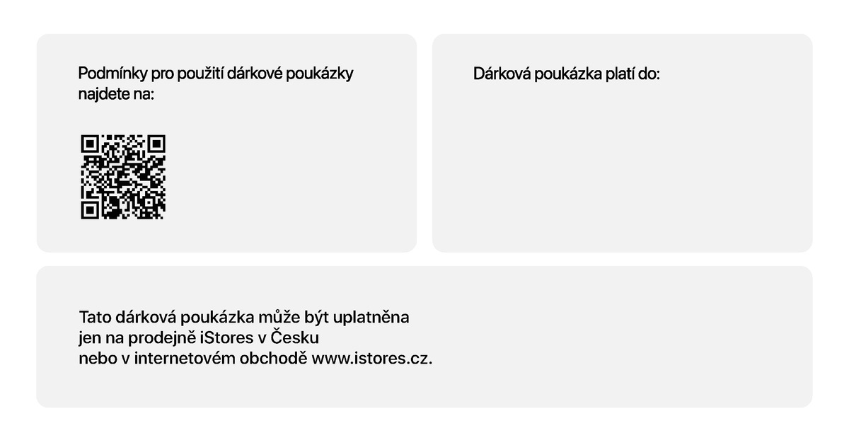 iStores Dárkový poukaz 1000Kč