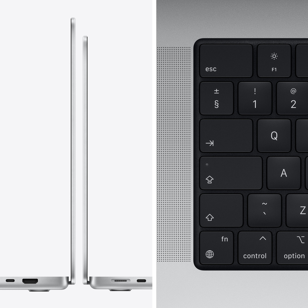 CTO MacBook Pro 16" Apple M1Pro 10CPU/16GPU/16GB/512G Stříbrný CZ/SK