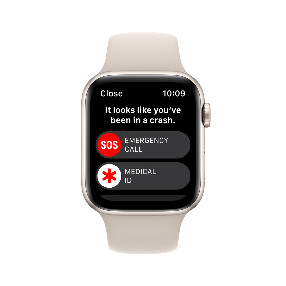 Apple Watch SE GPS + Cellular 44mm Hviezdne biele hliníkové puzdro s hviezdne bielym športovým remienkom