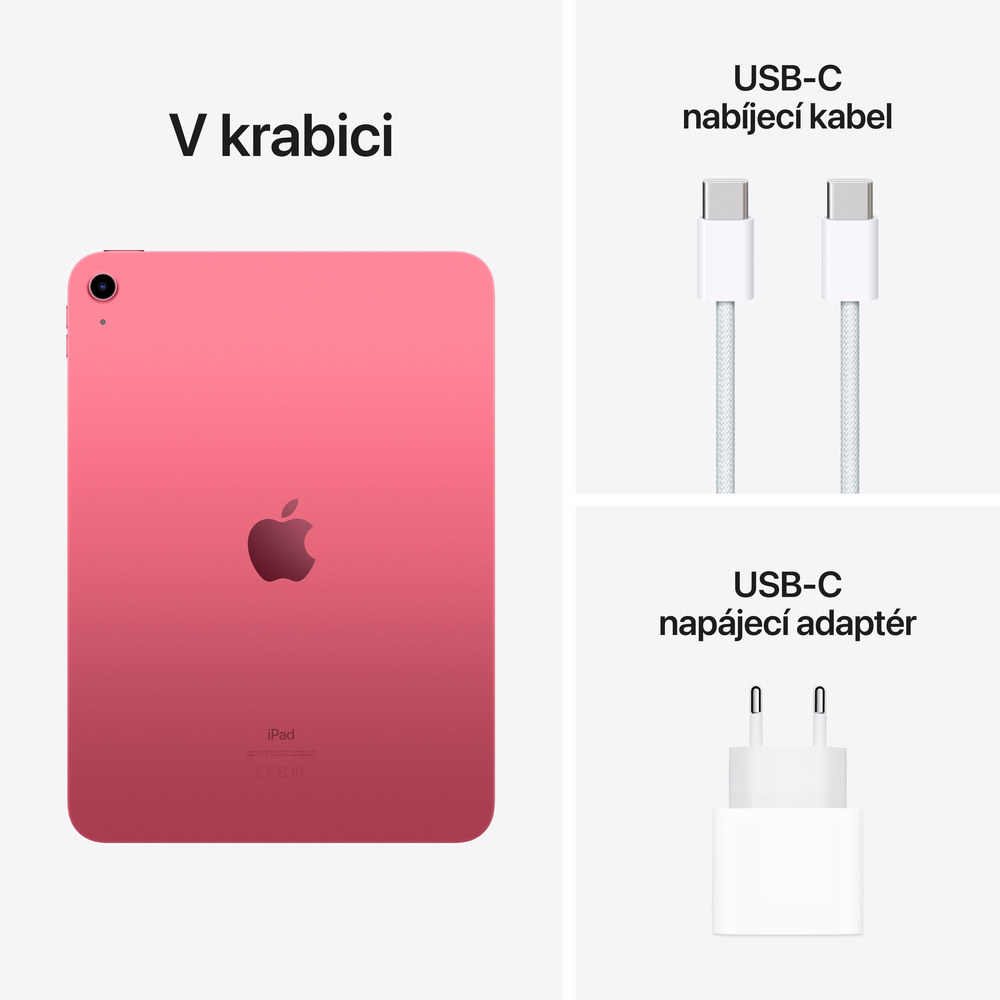 iPad 10.9" Wi-Fi 256GB Růžový (10.gen.)