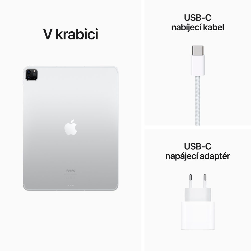 iPad Pro 12.9" Wi-Fi + Cellular 512GB Strieborný (2022)