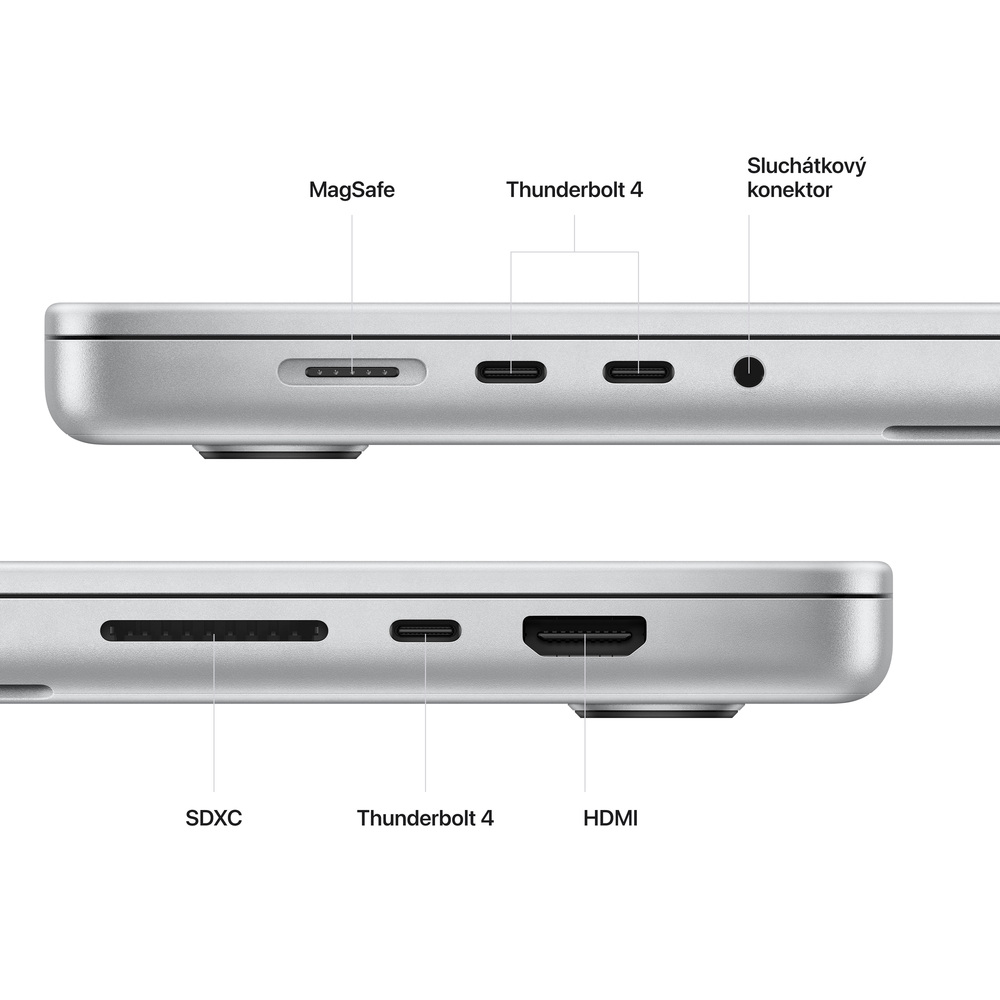 MacBook Pro 16" Apple M2 Max 12-core CPU 38-core GPU 32GB 1TB Stříbrný CZ