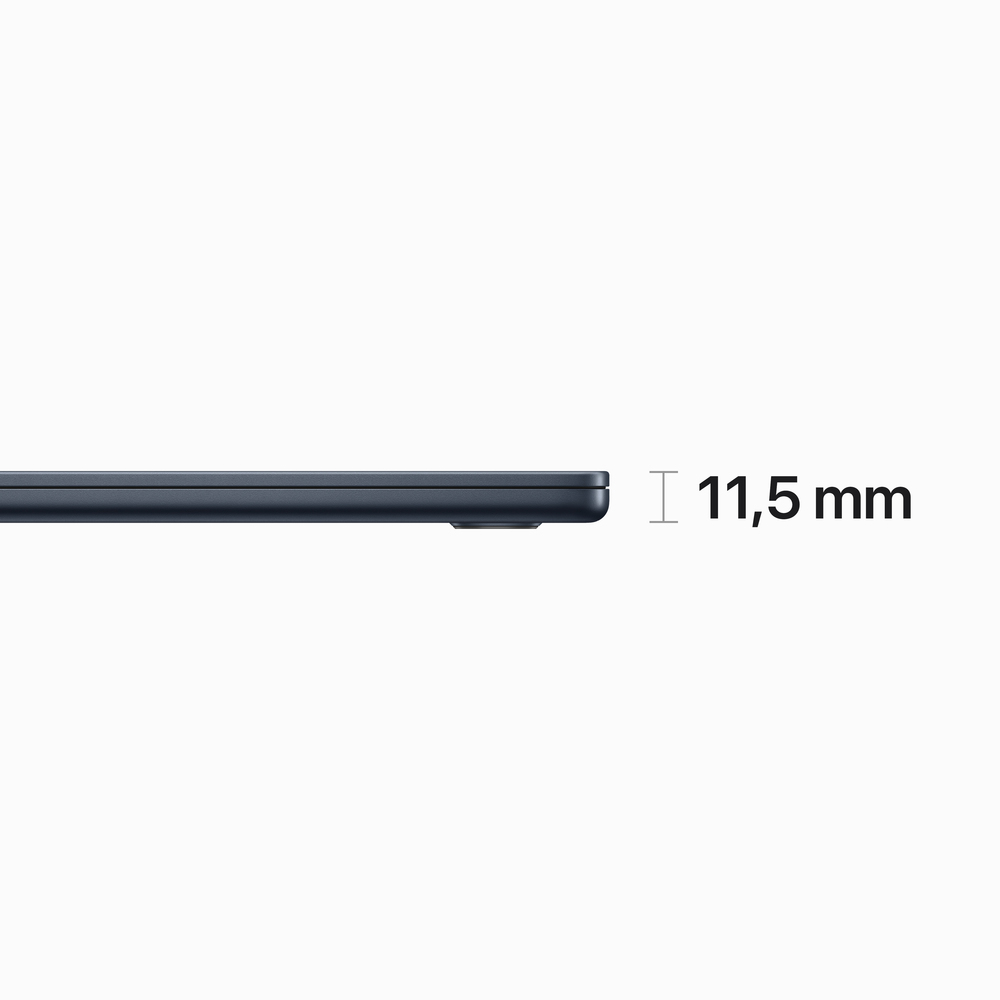 MacBook Air 15" Apple M2 8core CPU 10core GPU 8GB 256GB Temně Inkoustový CZ