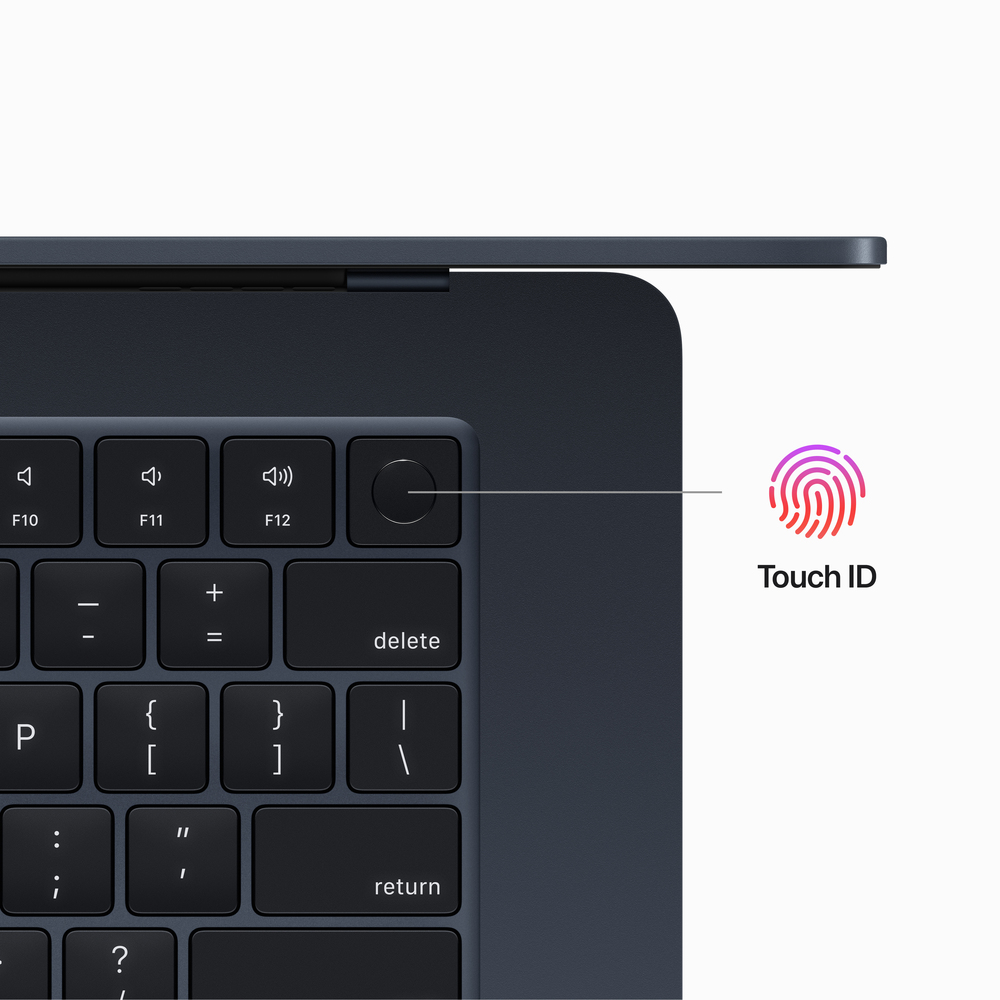 MacBook Air 15" Apple M2 8core CPU 10core GPU 8GB 256GB Temně Inkoustový CZ