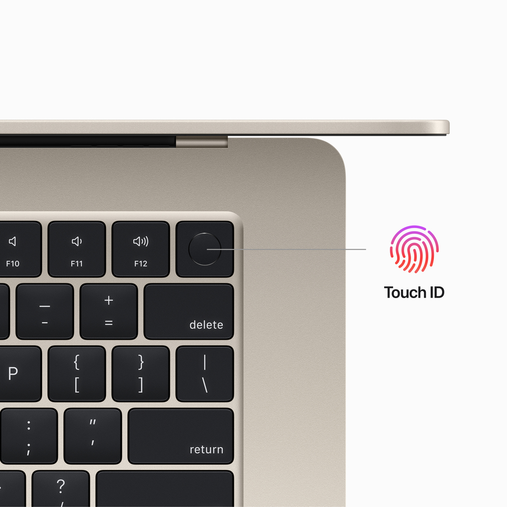 MacBook Air 15" Apple M2 8core CPU 10core GPU 8GB 512GB Hvězdně Bílý CZ