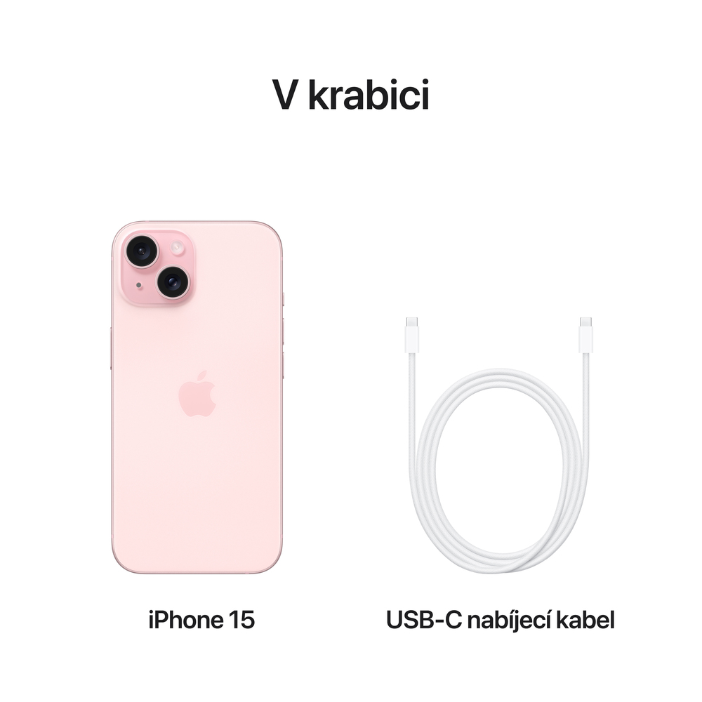iPhone 15 512GB růžová
