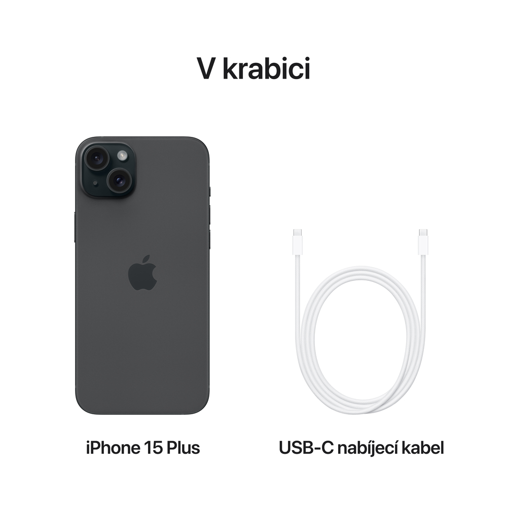 iPhone 15 Plus 256GB černá