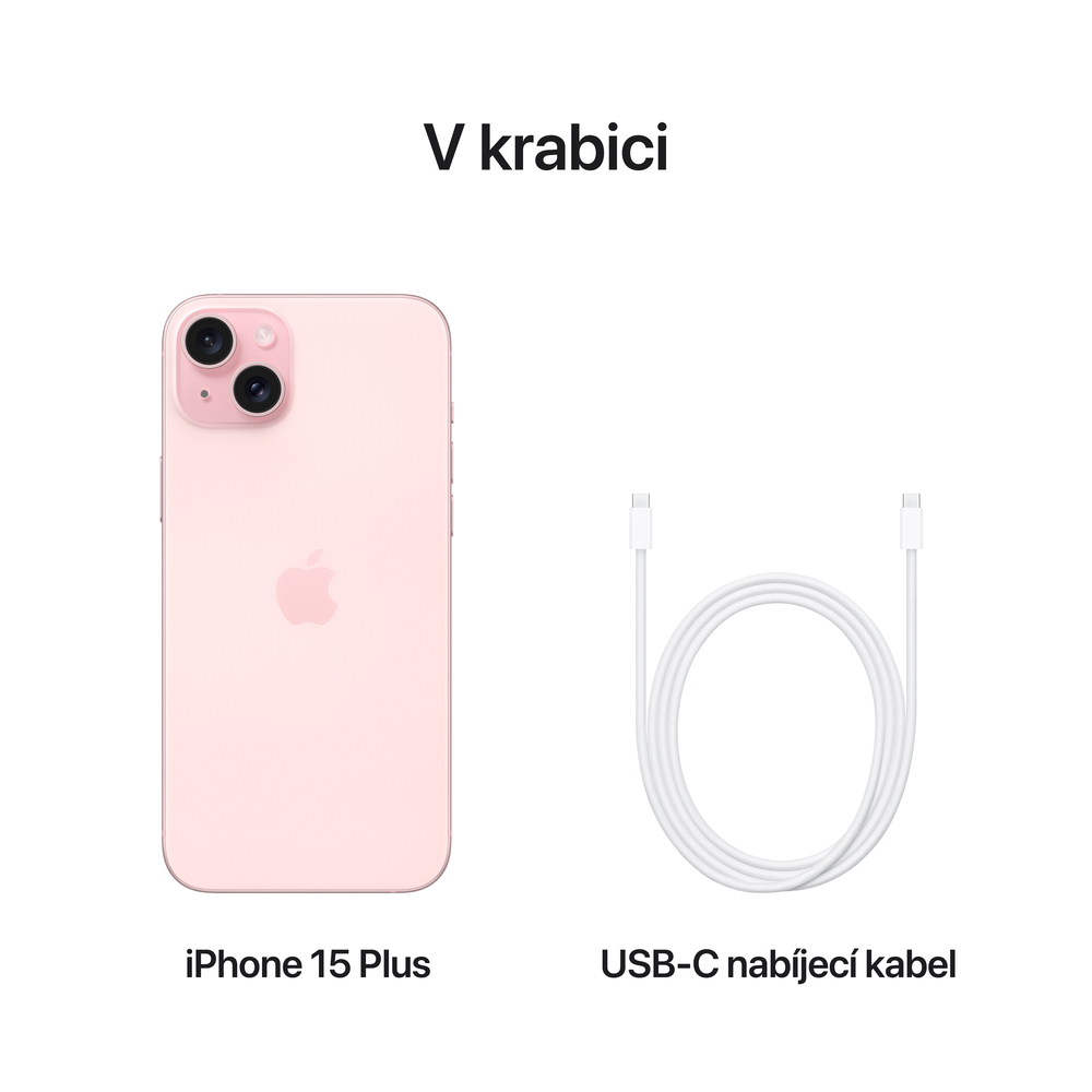 iPhone 15 Plus 256GB růžová