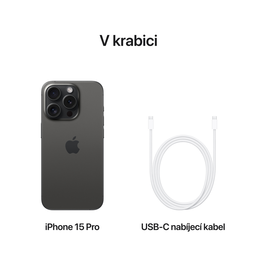 iPhone 15 Pro 1 TB Černý Titan
