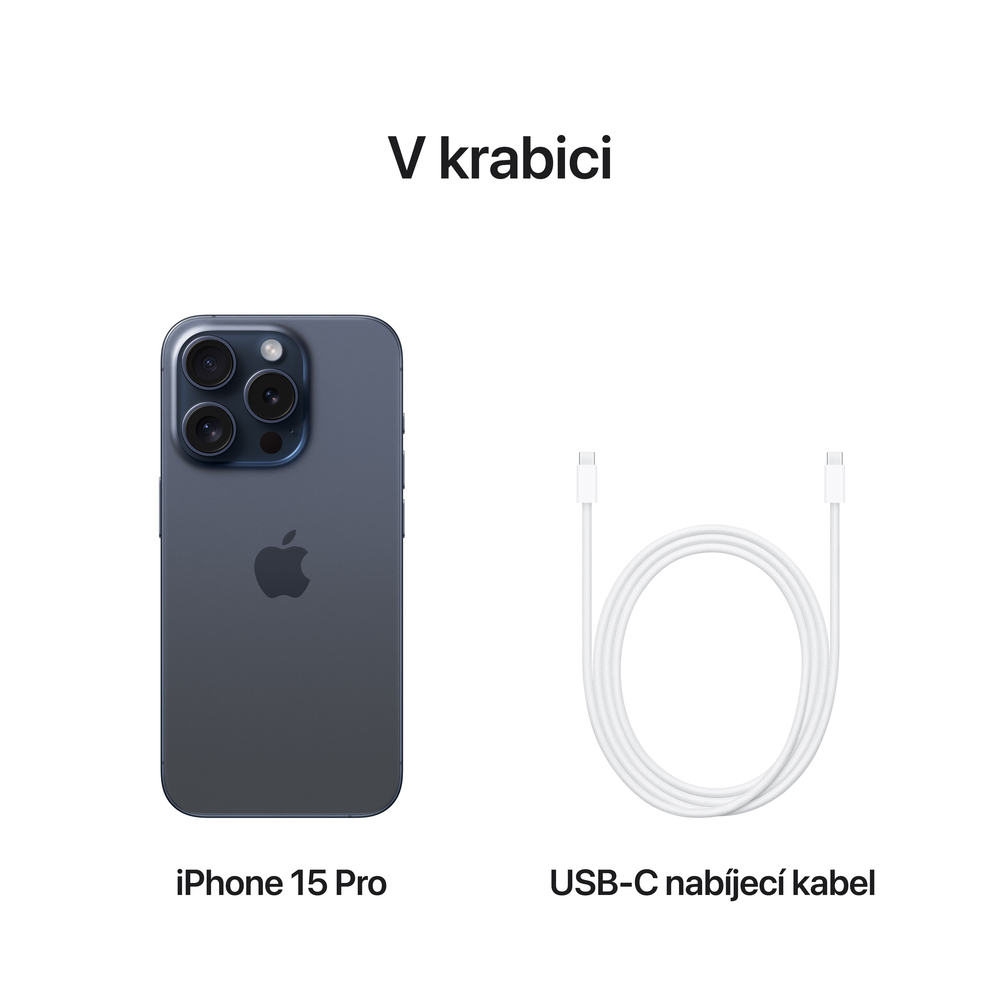 iPhone 15 Pro 1 TB Modrý Titan