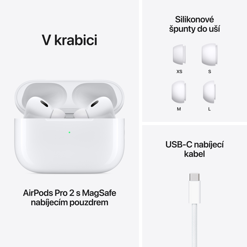 AirPods Pro (2. generace) s MagSafe pouzdrem (USB-C)