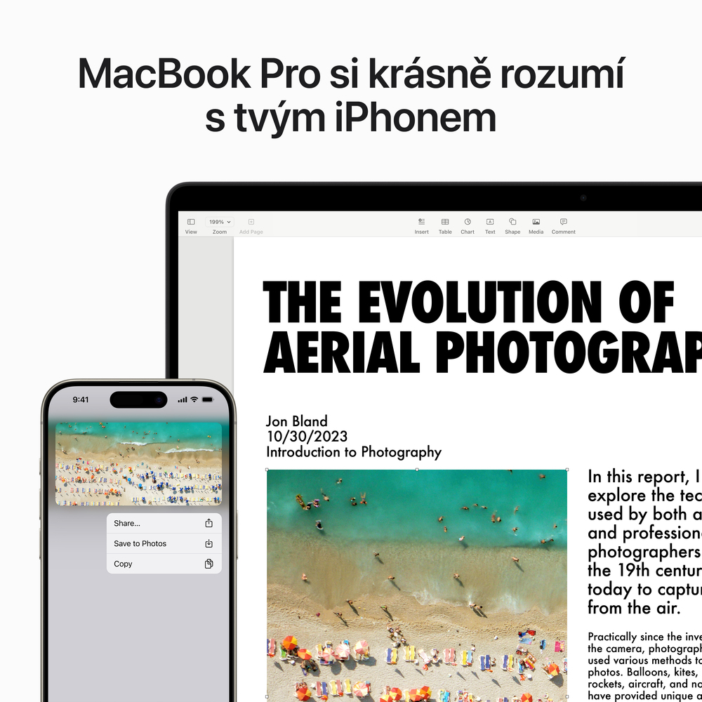 MacBook Pro 14" Apple M3 Max 14core CPU 30core GPU 36GB 1TB Vesmírně černý CZ