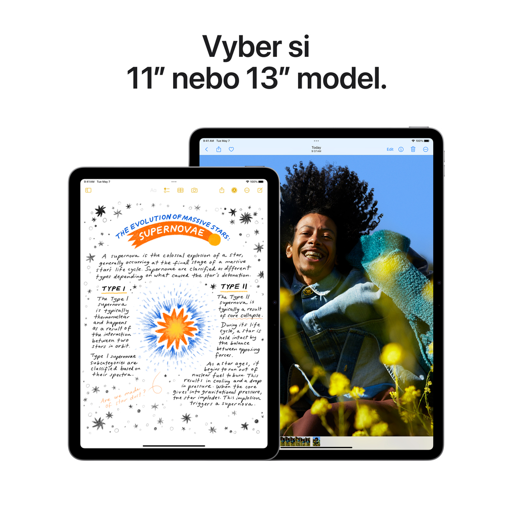 iPad Air 13" Wi-Fi 128GB Vesmírně šedý (2024)