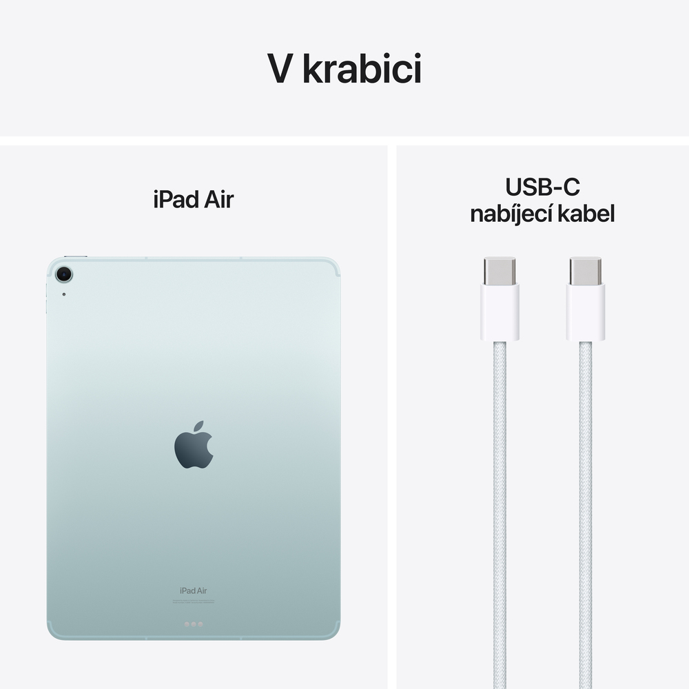 iPad Air 13" Wi-Fi + Cellular 256GB Modrý (2024)