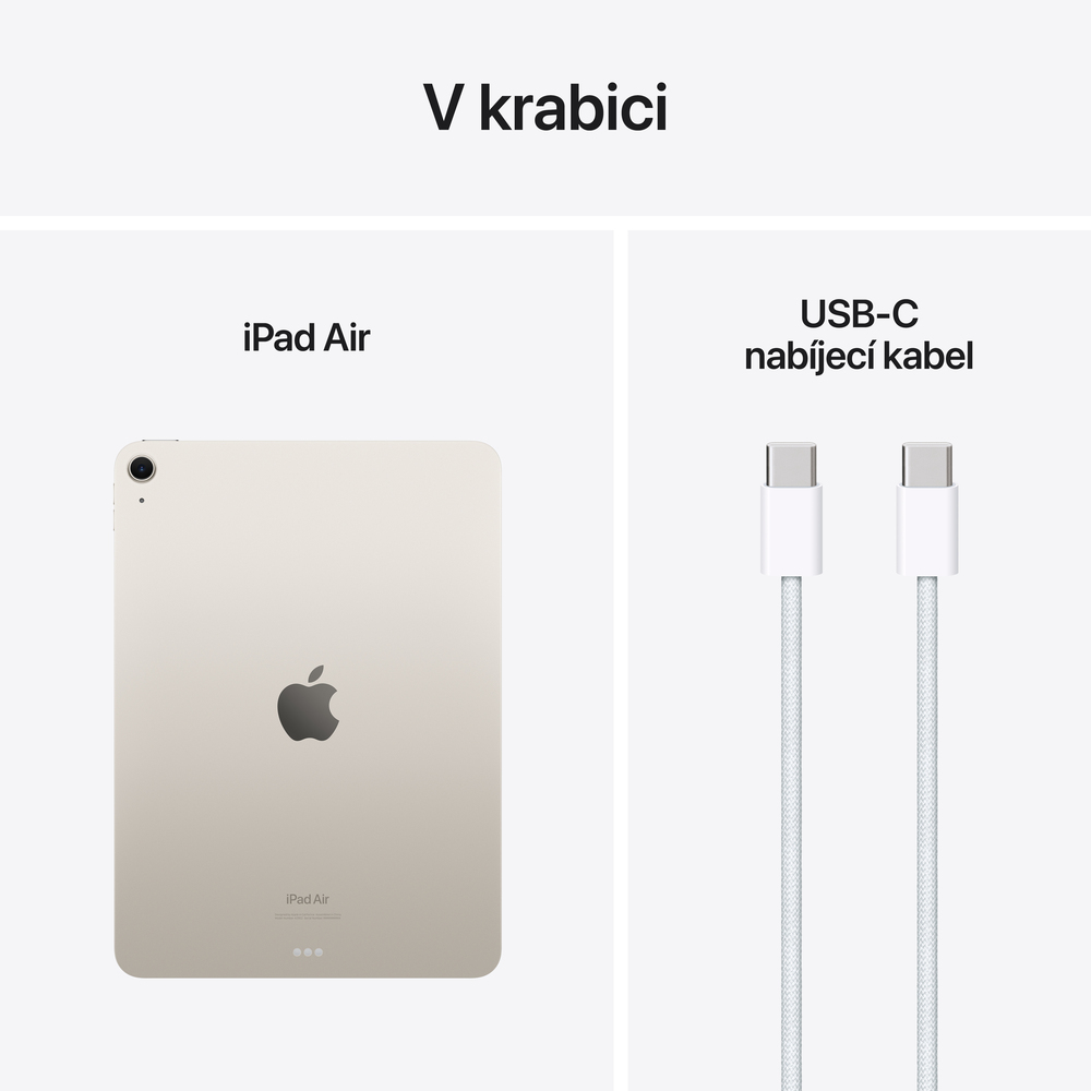 iPad Air 11" Wi-Fi 256GB Hvězdně bílý (2024)