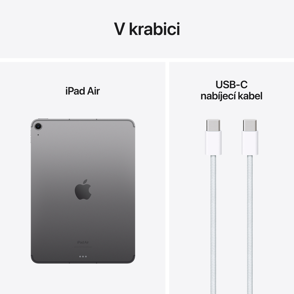 iPad Air 11" Wi-Fi + Cellular 256GB Vesmírně šedý (2024)