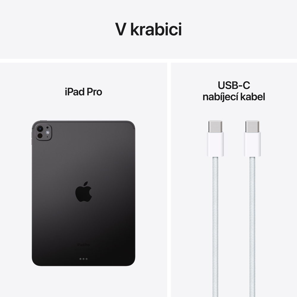 iPad Pro 11" Wi-Fi 1TB Vesmírně černý (2024) - sklo s nanotexturou