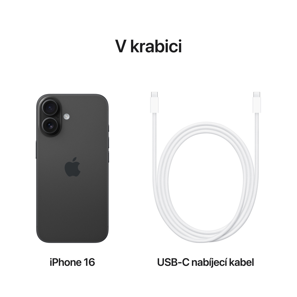 iPhone 16 128GB černá