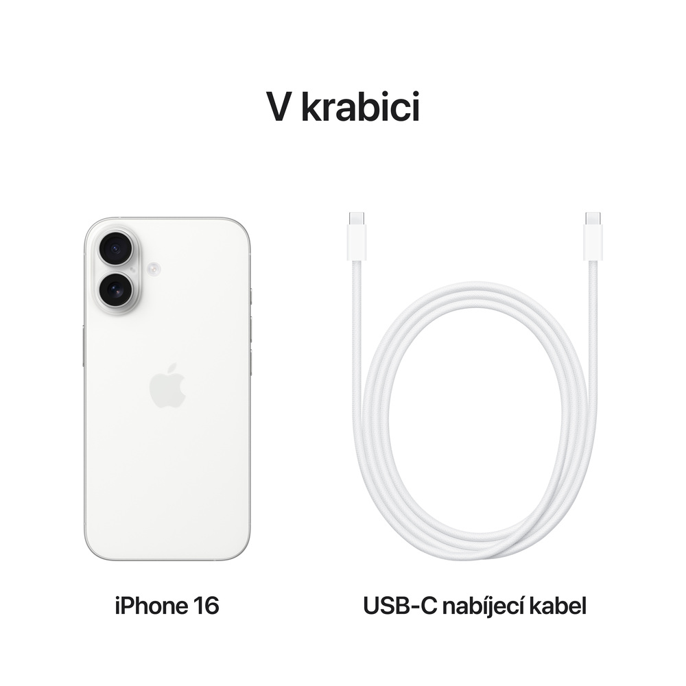 iPhone 16 512 GB bílá