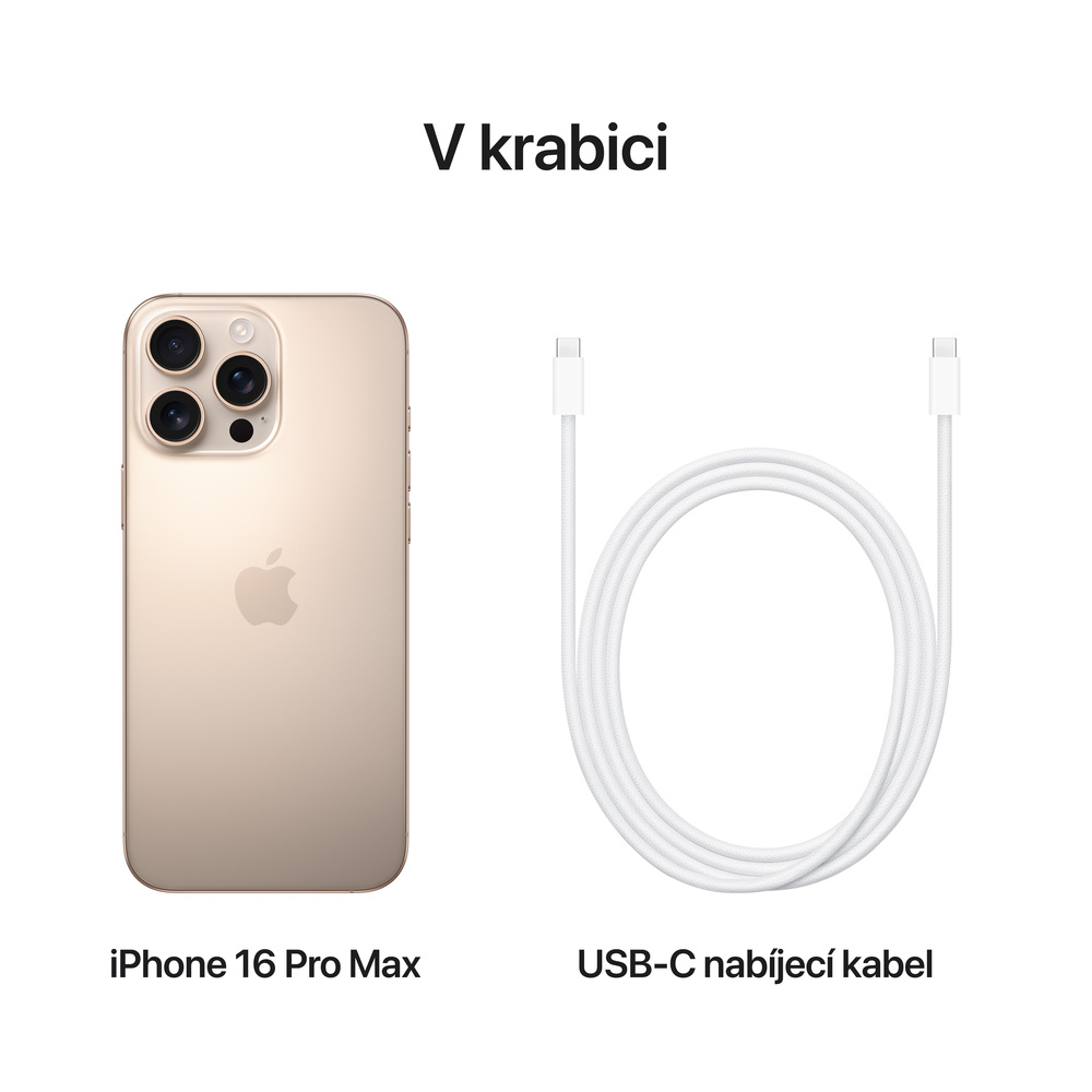 iPhone 16 Pro Max 256 GB Pouštní Titan