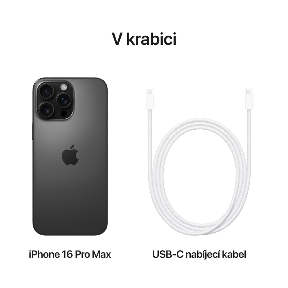 iPhone 16 Pro Max 512 GB Černý Titan