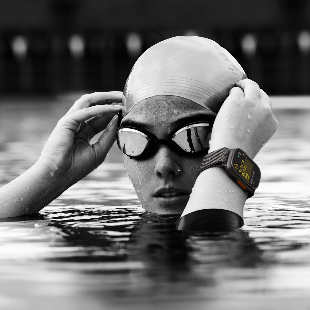 Apple Watch Ultra 2 GPS + Cellular 49mm Přírodní titan s námořnickým oceánským řemínkem