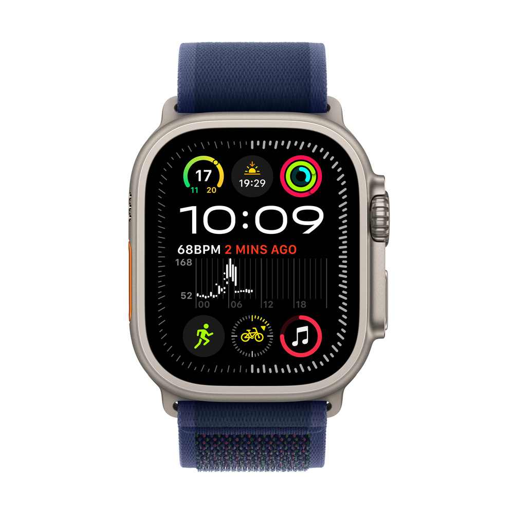 Apple Watch Ultra 2 GPS + Cellular 49mm Natural Titanium Case s Blue Trail Loop-S/M
