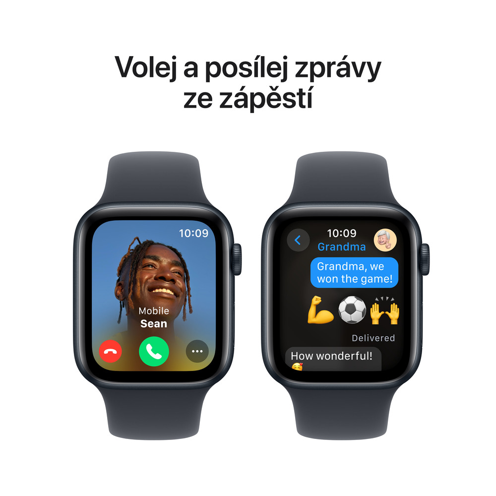 Apple Watch SE GPS 40mm Midnight Aluminium Case with Midnight Sport Band-M/L
