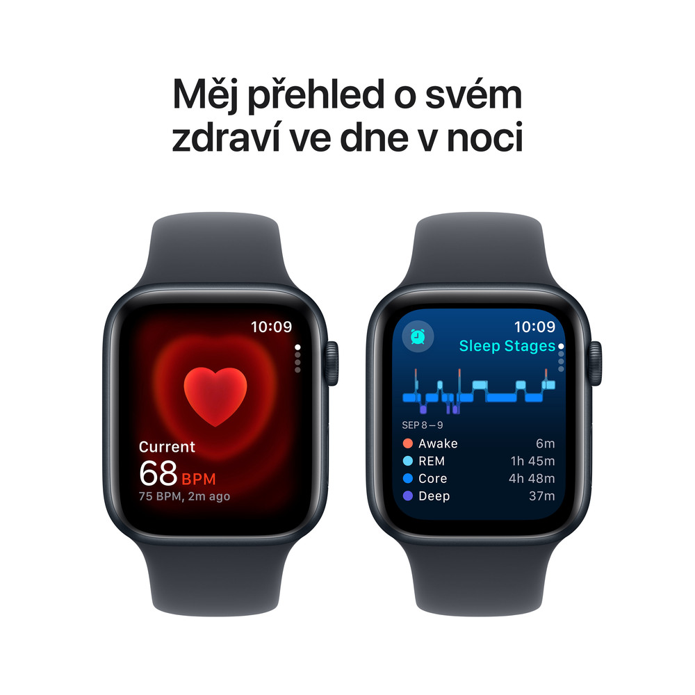 Apple Watch SE GPS + Cellular 40mm Midnight Aluminium Case with Midnight Sport Band-S/M