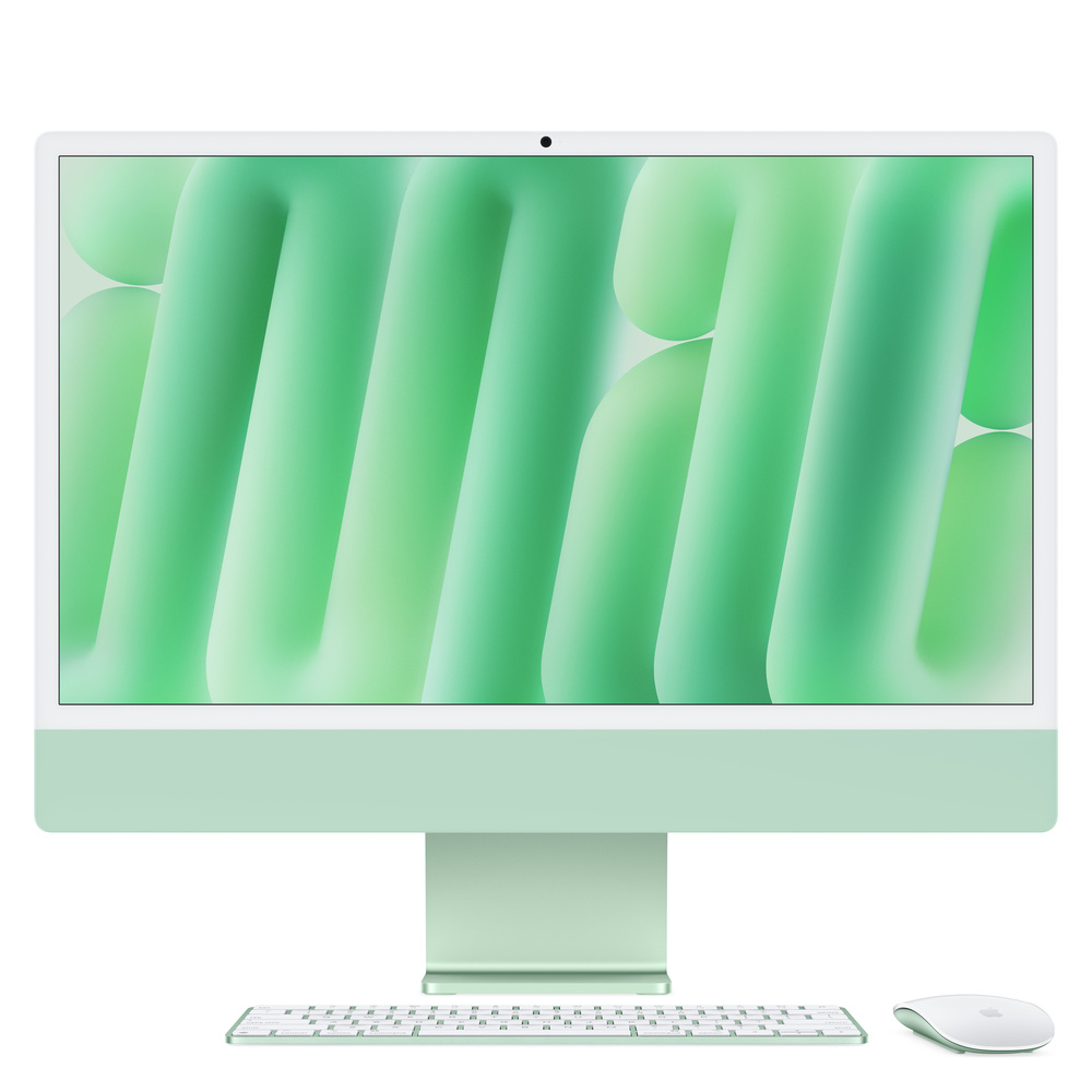 iMac 24" 4.5K Apple M4 8-core CPU 8-core GPU 16GB 256GB Zelený CZ
