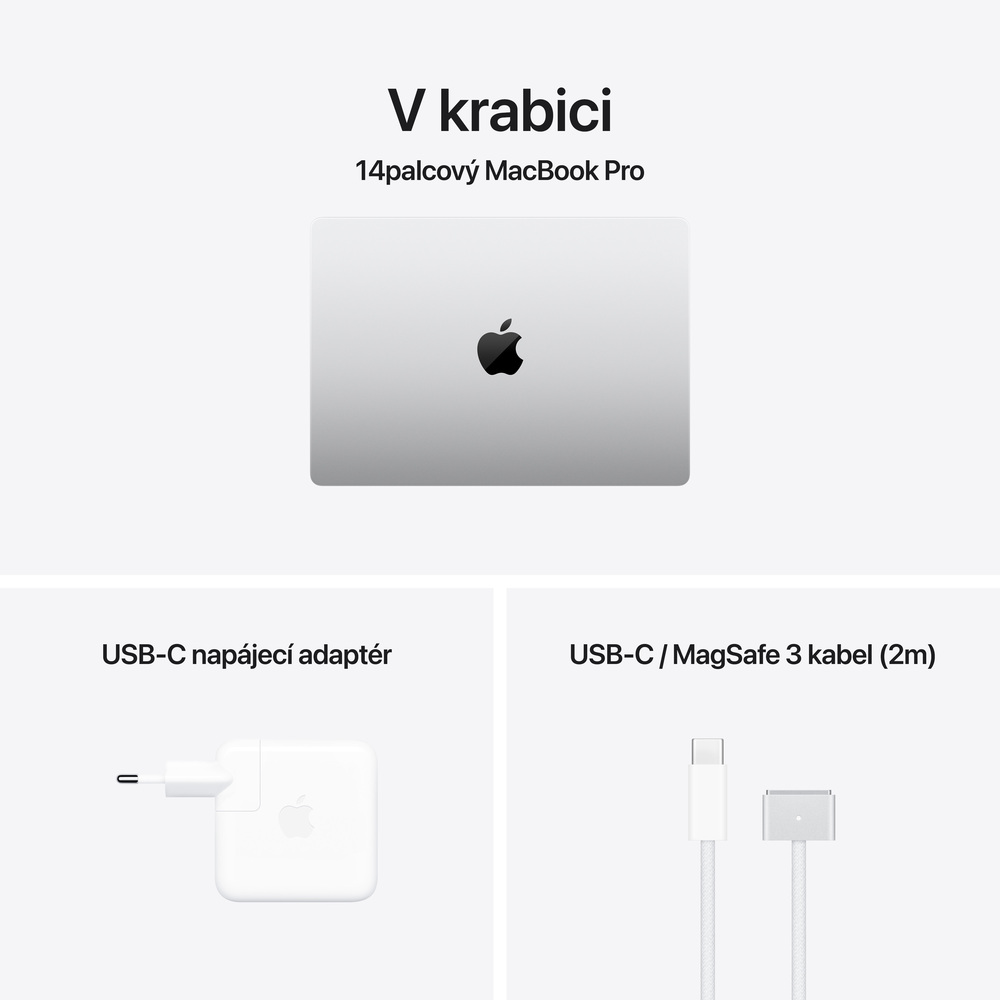 MacBook Pro 14" Apple M4 Max 14core CPU 32core GPU 36GB 1TB Stříbrný CZ