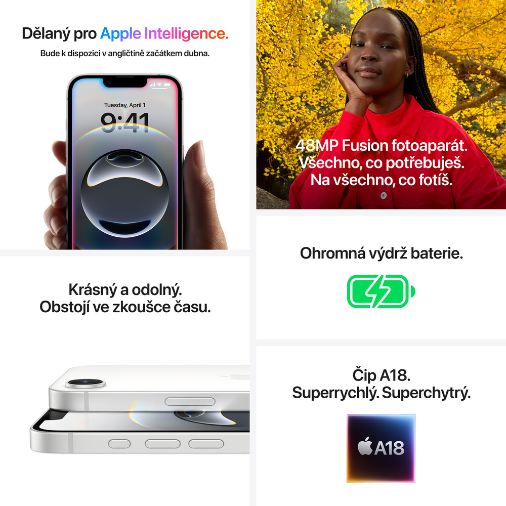 iPhone 16e 256 GB černá