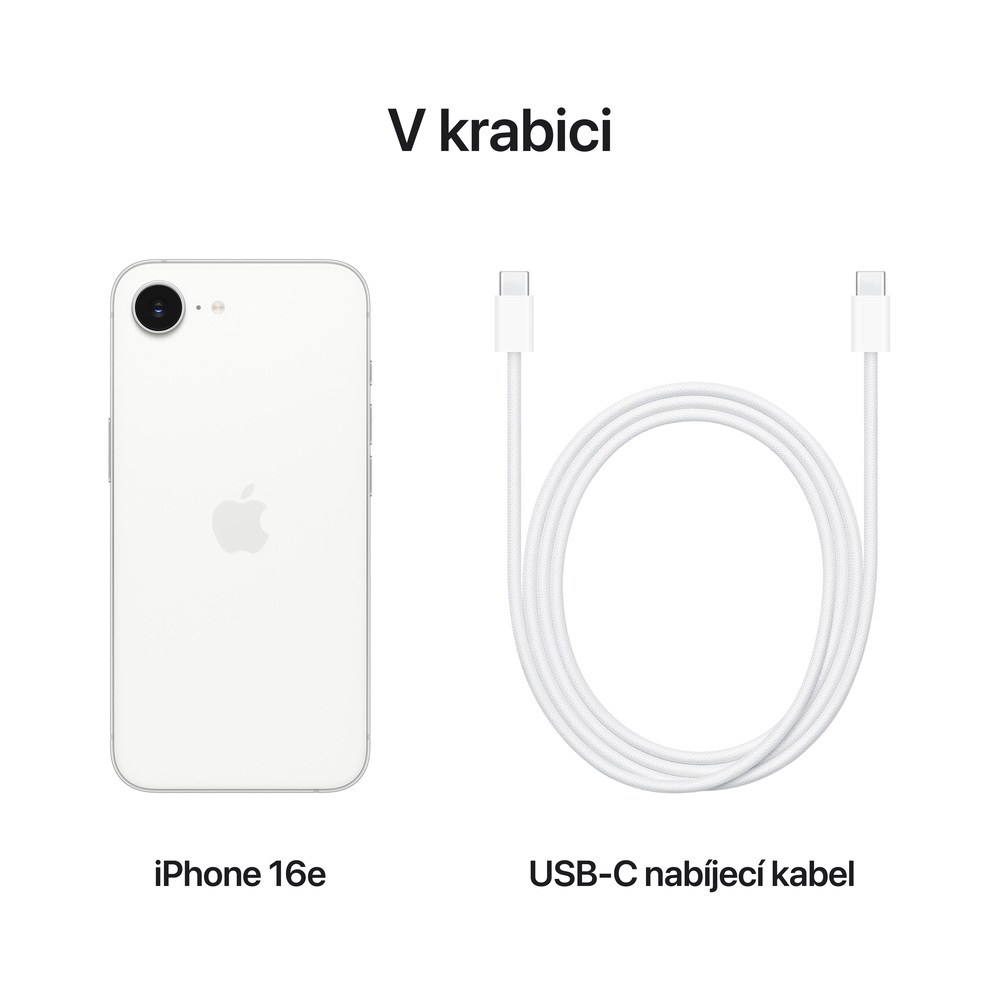 iPhone 16e 512GB bílá