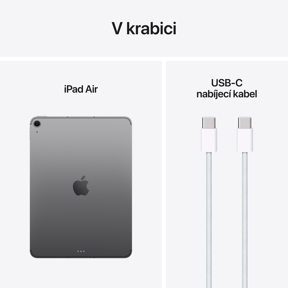 iPad Air 11" Wi-Fi + Cellular 512GB Vesmírně šedý (2025)