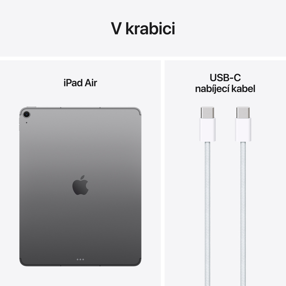 iPad Air 13" Wi-Fi + Cellular 1TB Vesmírně šedý (2025)