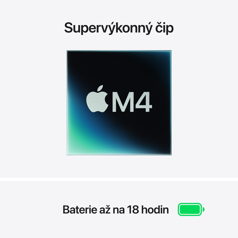 EDU MacBook Air 15" Apple M4 10core CPU 10core GPU 16GB 256GB Temně inkoustový CZ
