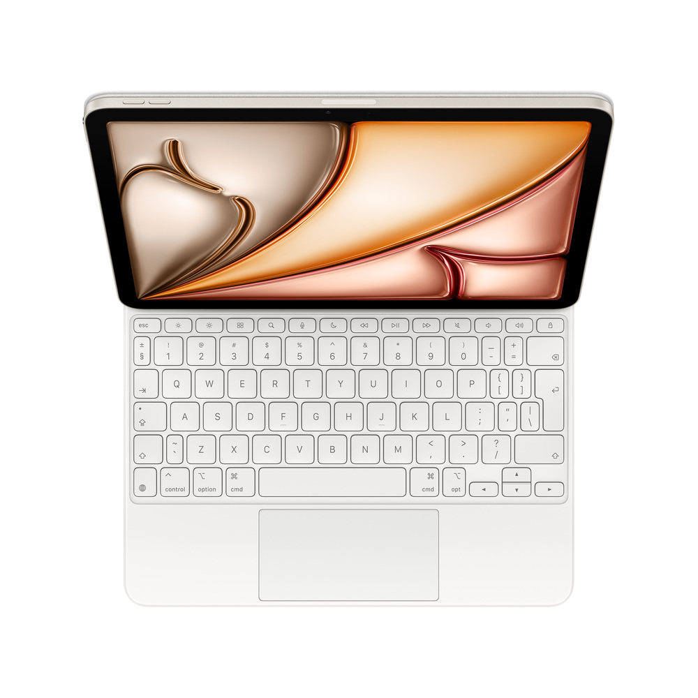 Apple Magic Keyboard pro iPad Air 11-inch (M3 a M2, 4. a 5. generace) - Česká - Bílá