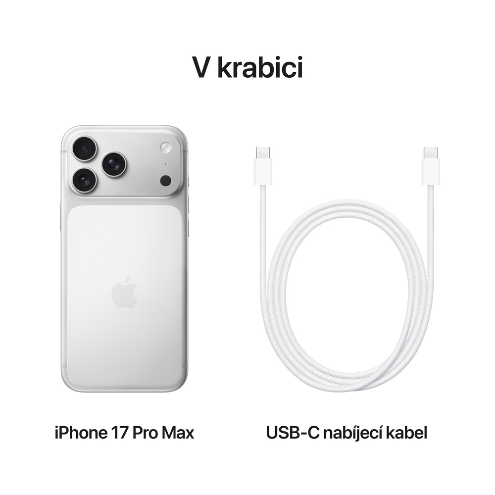 iPhone 17 Pro Max 512GB Stříbrná