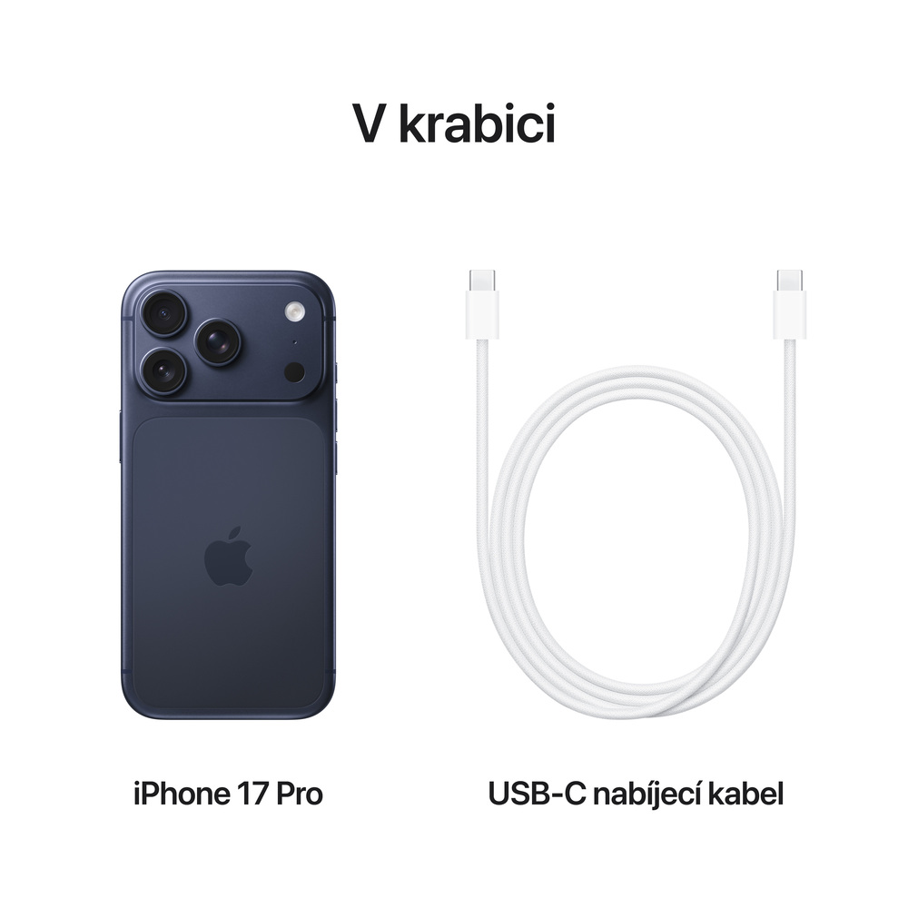 iPhone 17 Pro 256GB Temně modrá