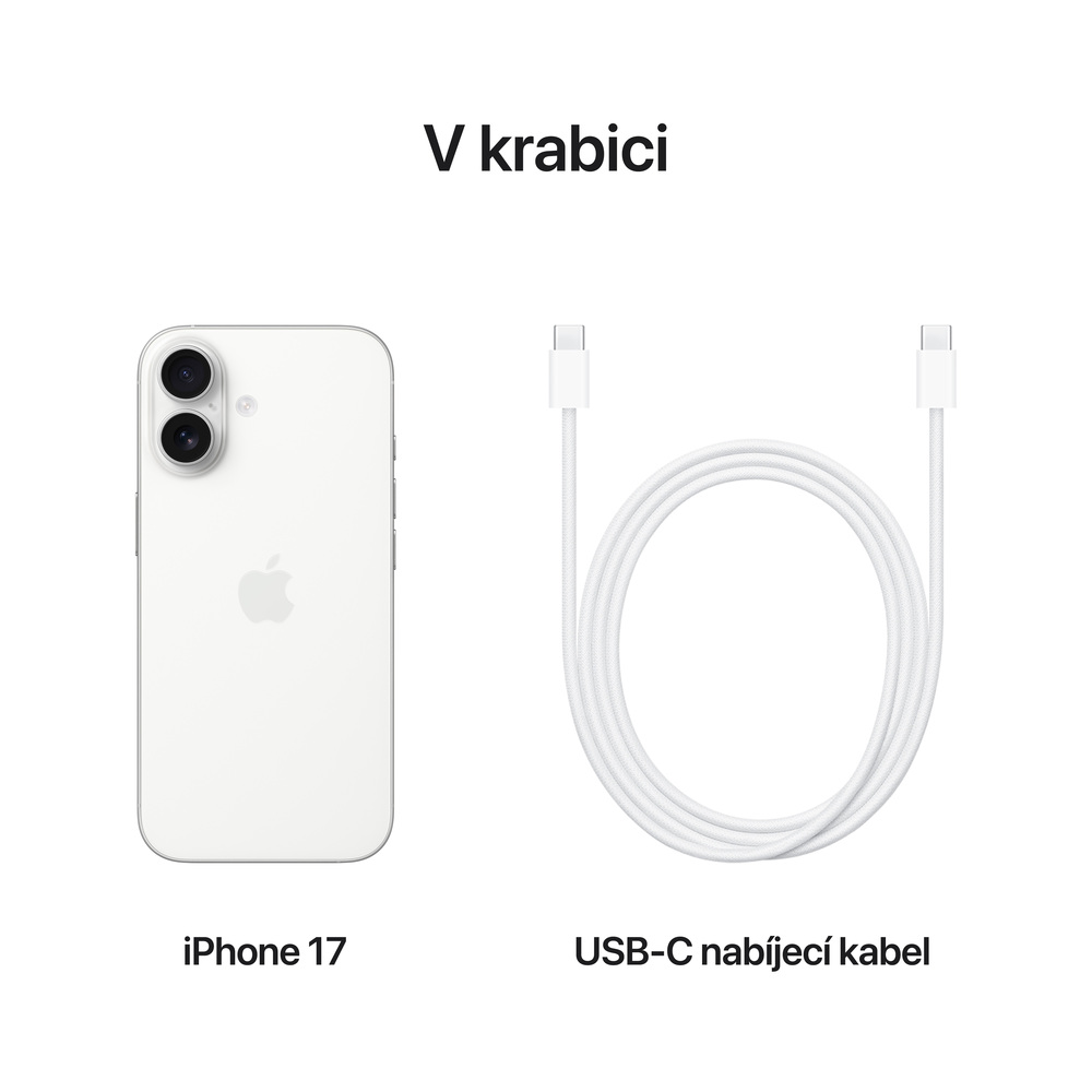 iPhone 17 512GB Bílá