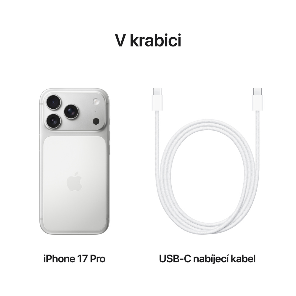 iPhone 17 Pro 256GB Stříbrná