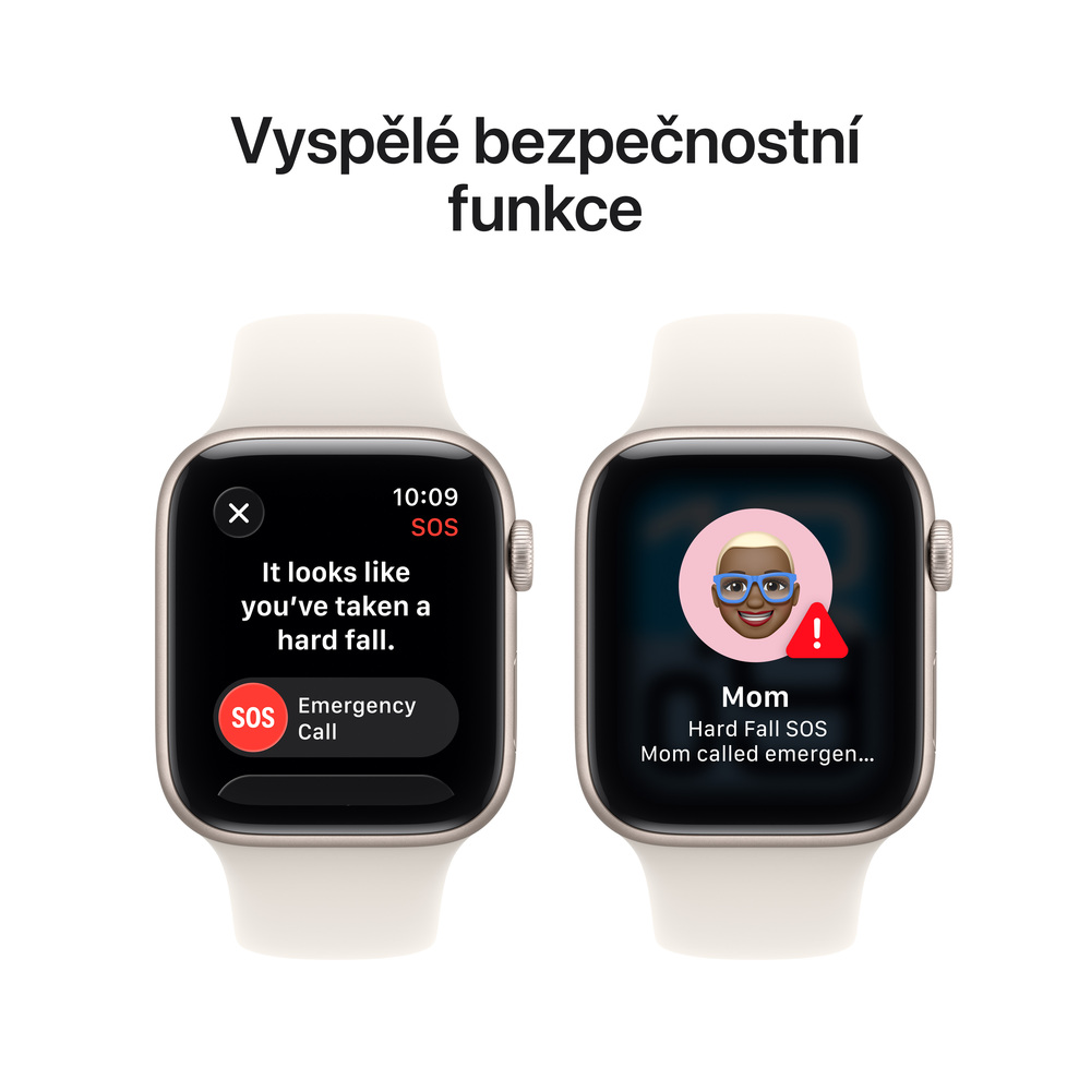 Apple Watch SE 3 GPS + Cellular 40mm Hvězdně bílý hliník s hvězdně bílým sportovním řemínkem - M/L