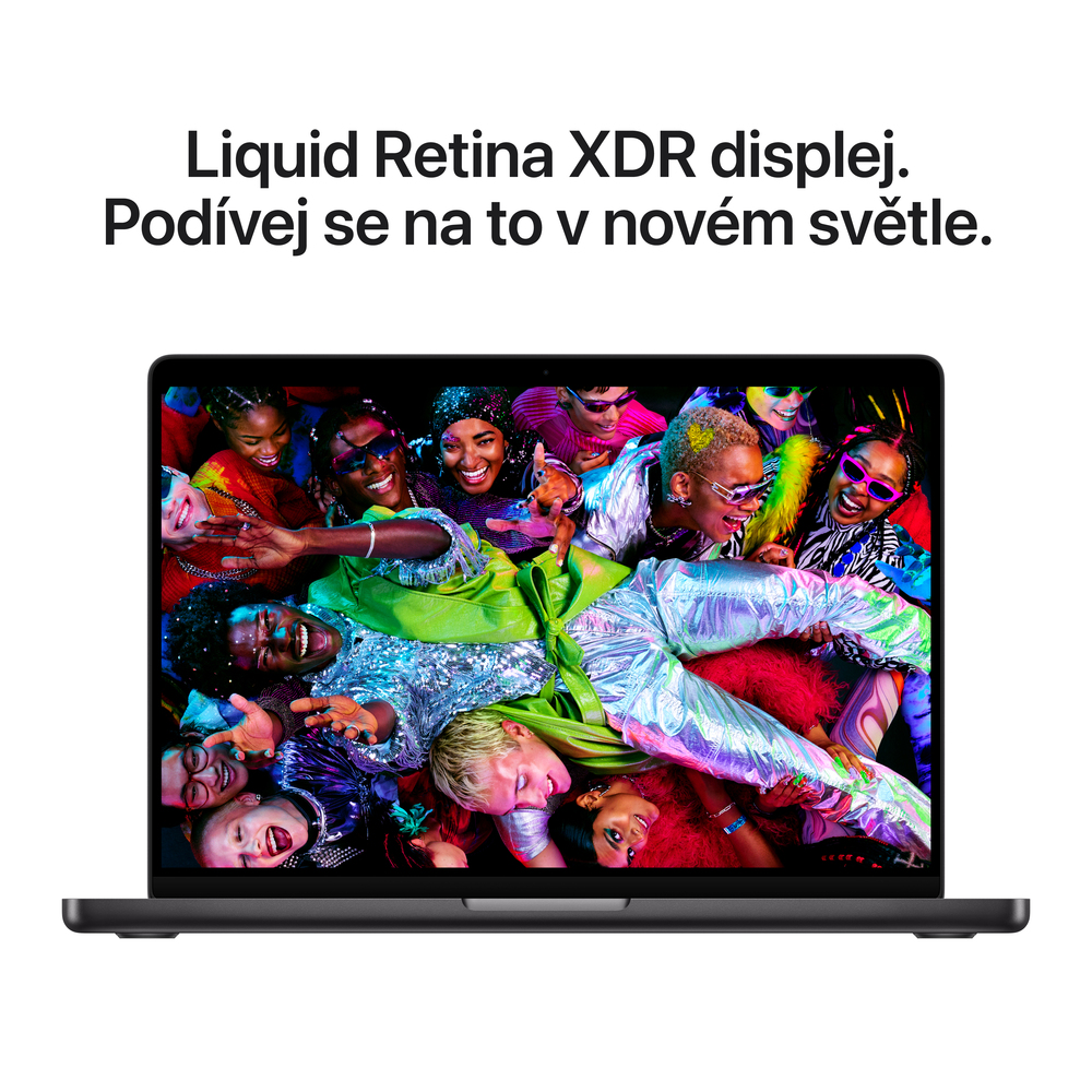 MacBook Pro 14" Apple M5 10core CPU 10core GPU 16GB 1TB Vesmírně Černý CZ