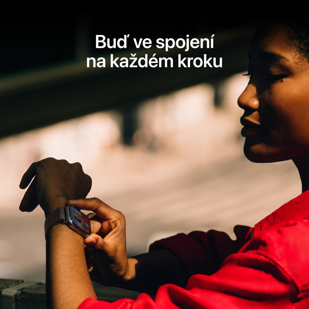 Apple Watch Series 11 GPS + Cellular 46mm Břidlicově šedý titan s břidlicově šedým milánským tahem - S/M *Rozbalený*
