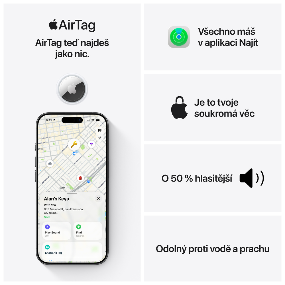 Apple AirTag (1 ks)
