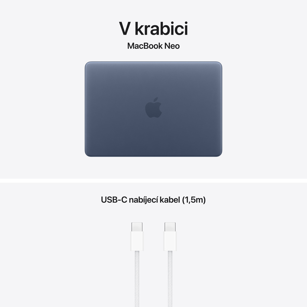 MacBook Neo Apple A18 Pro 6core CPU 5core GPU 8GB 256GB Indigo CZ