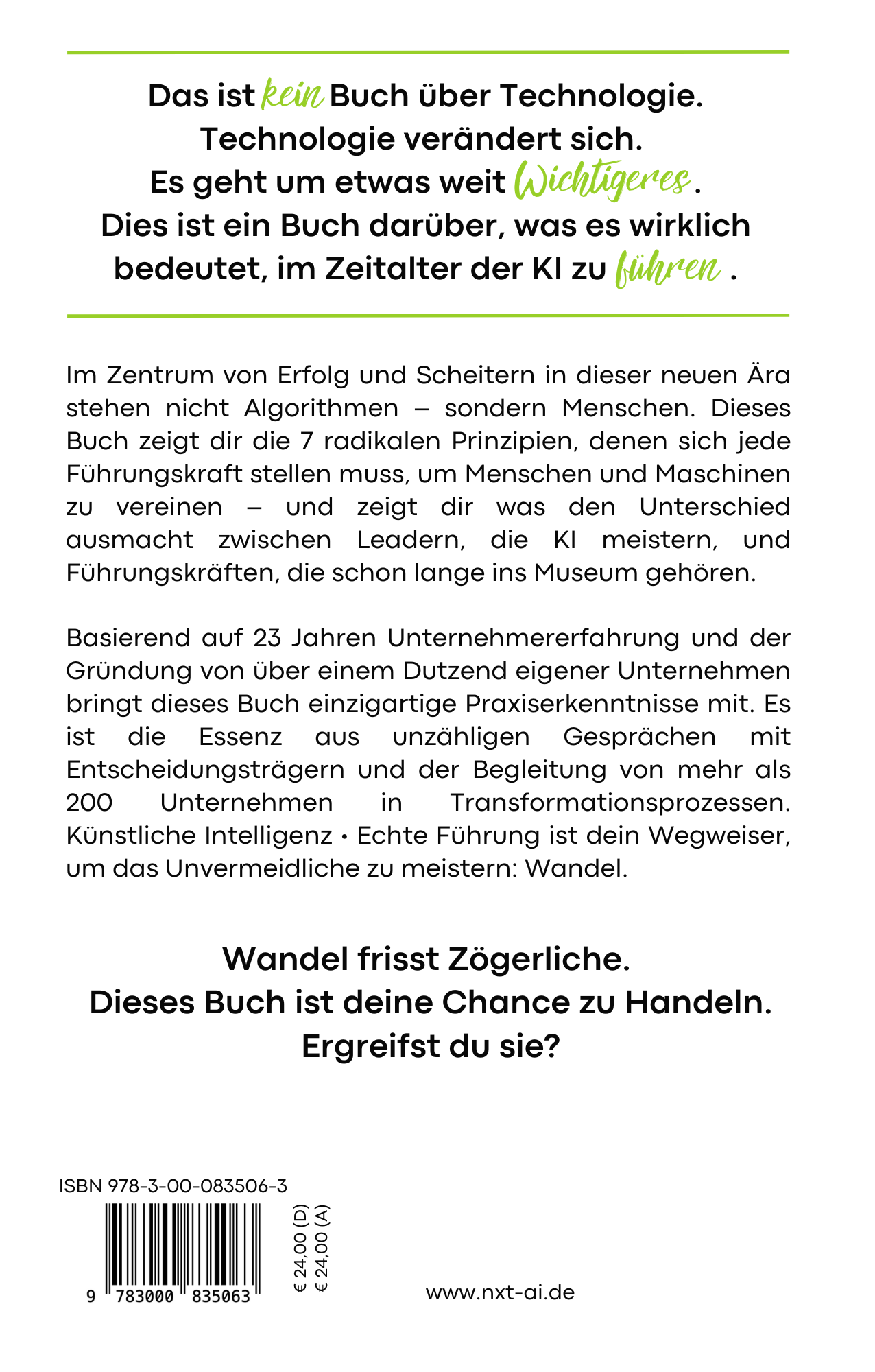 Künstliche Intelligenz & echte Führung – Ein Kompass für Entscheider im KI-Zeitalter